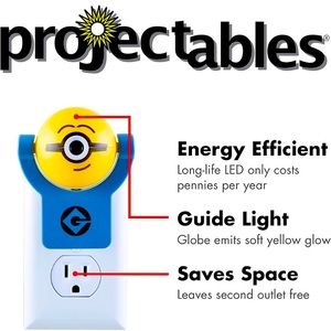 Minions projectable night light